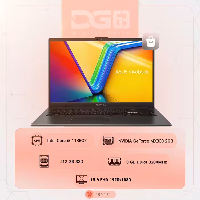 قیمت و خرید لپ تاپ ایسوس ASUS VIVOBOOK X1500EP - دیجی 63