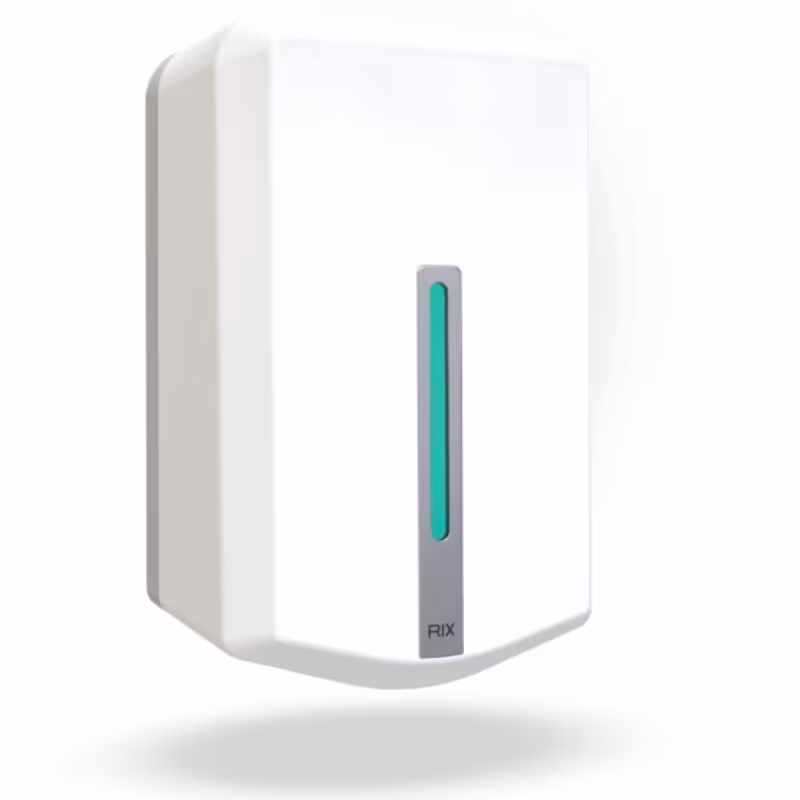 جامایع حسگر چشمی سفید نقره ای ریکس جا مایع اتوماتیک مایع ریز سنسور دار برق و باطری