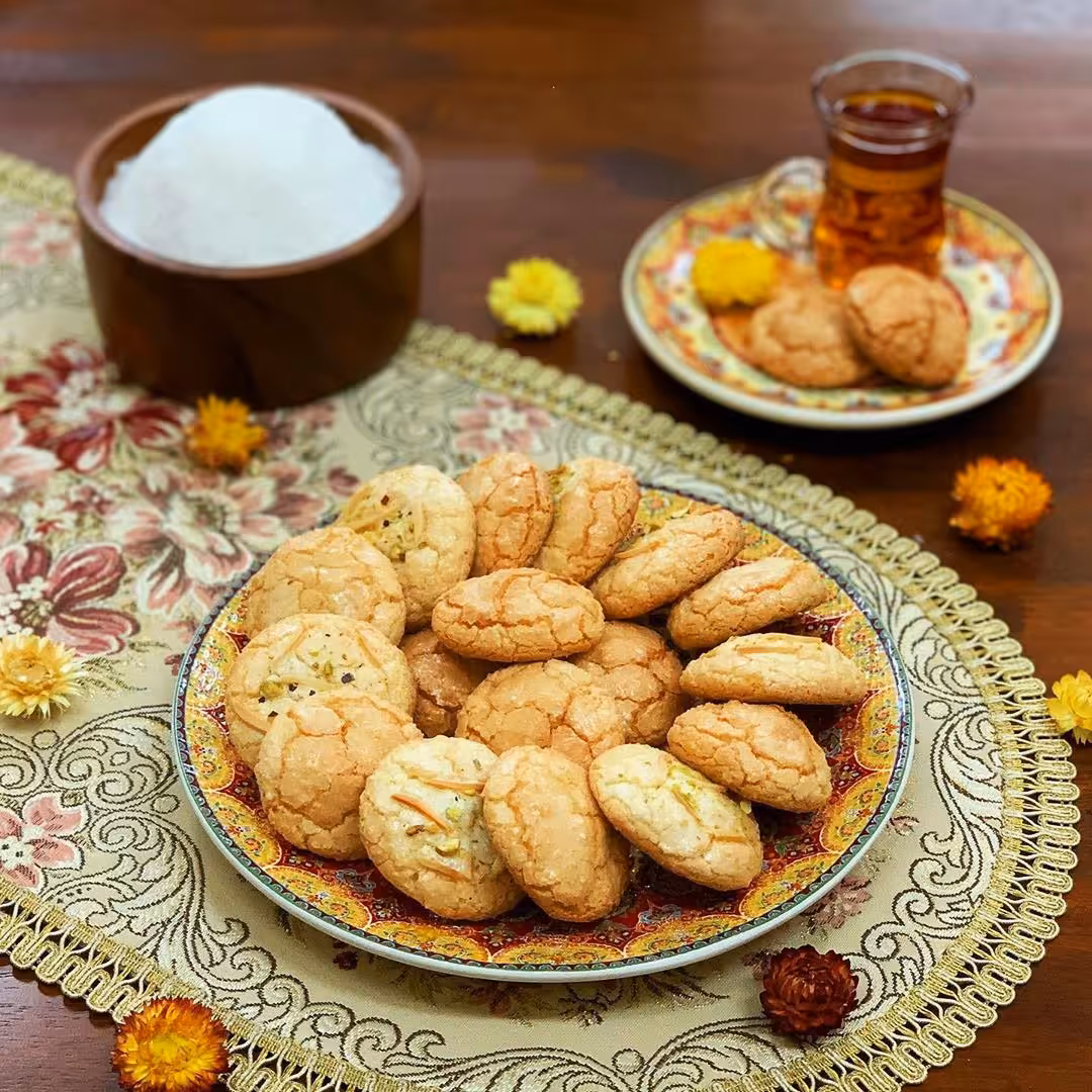 شیرینی نارگیلی تازه و خوش طعم