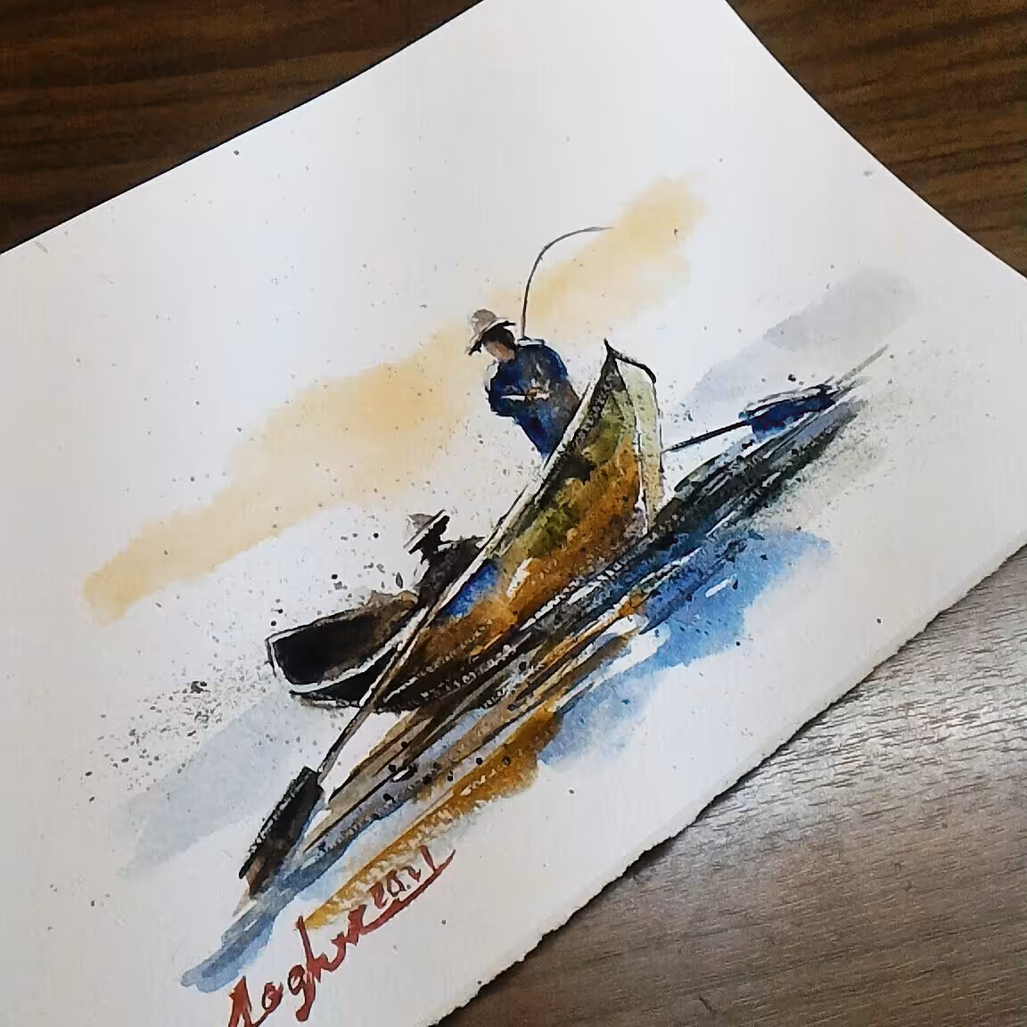 نقاشی آبرنگ کد 26