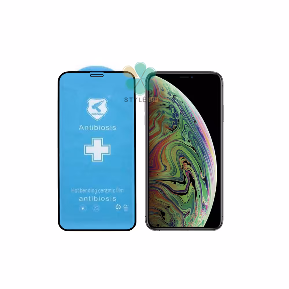 گلس سرامیکی گوشی آیفون Apple iPhone XS Max مدل Anti Biosis