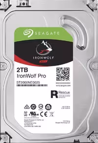 هارد دیسک سیگیت مدل ST2000NE0025 IronWolf Pro با ظرفیت 2 ترابایت