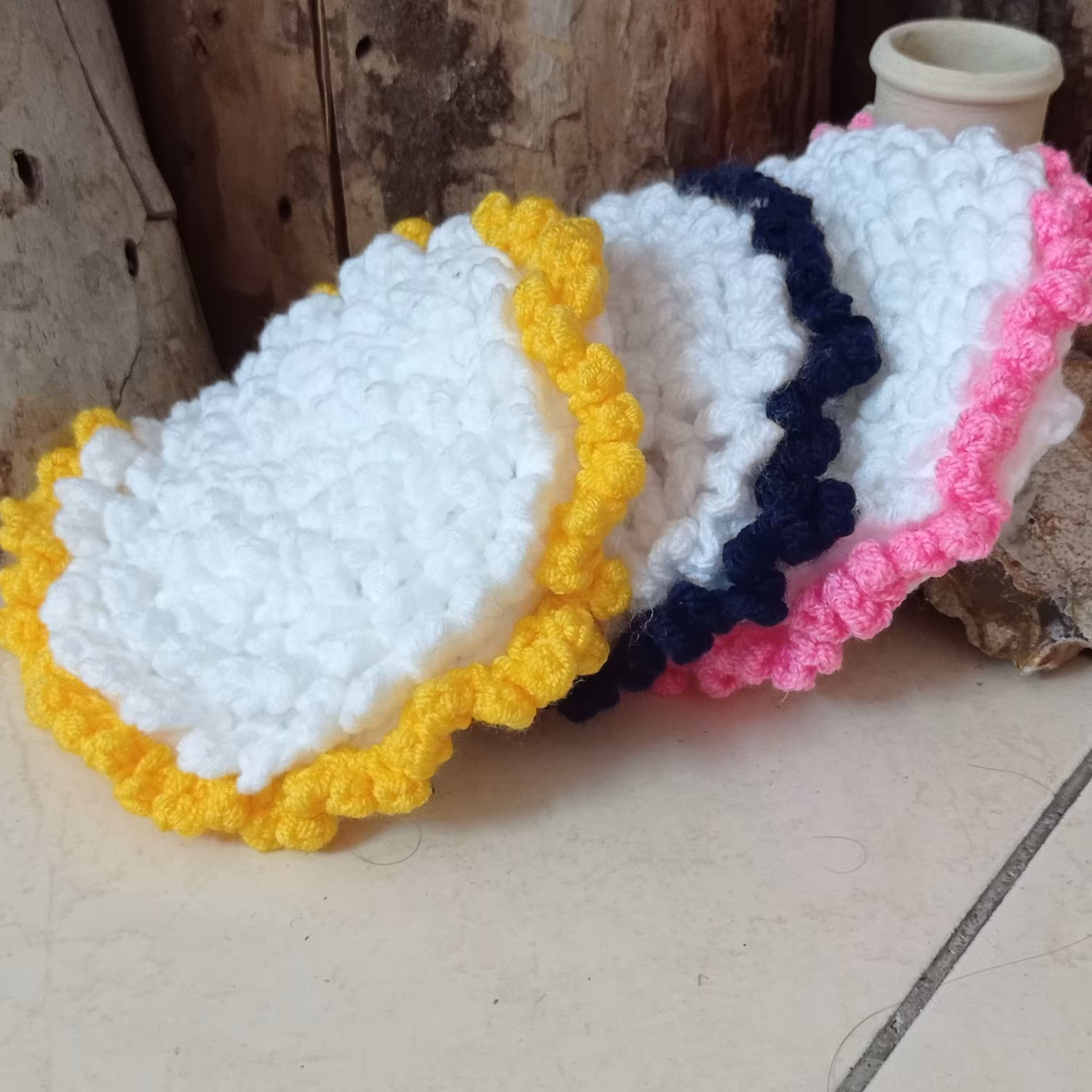 دستمال سفره بافتنی