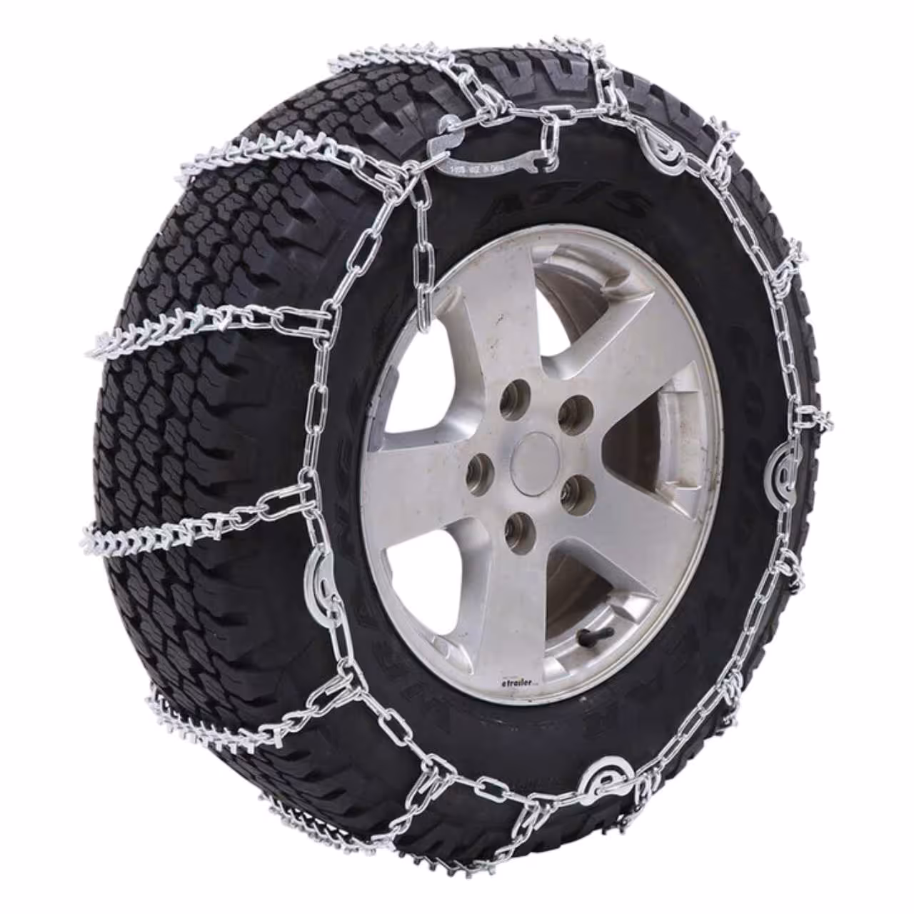 زنجیر چرخ برلیانس H320 و H330 یخشکن دار نردبانی قفل آچاری بسته دو عددی مدل ایرانی