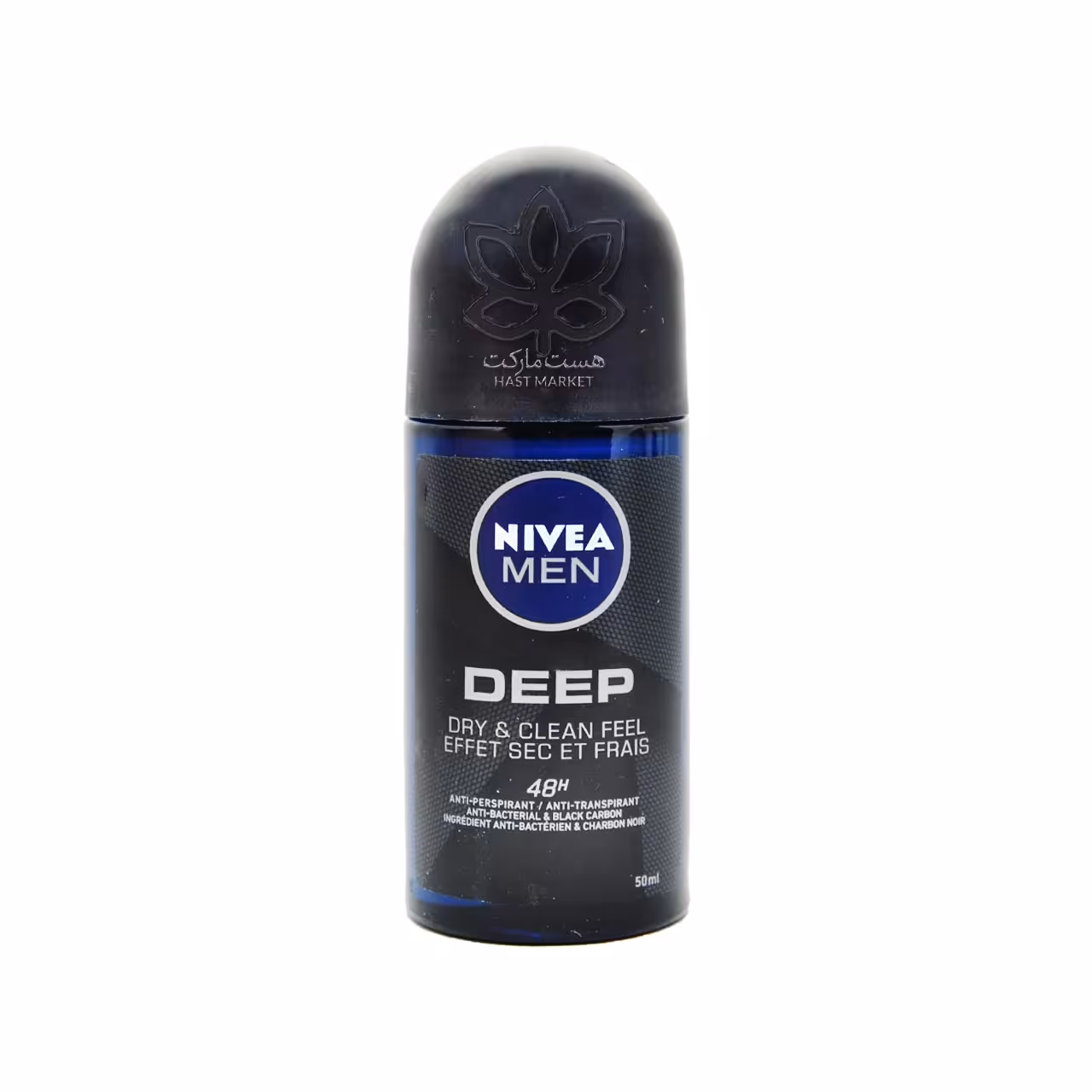 مام رول ضد تعریق آنتی باکتریال آقایان دیپ ( زغال فعال ) 50 میل نیوآ - nivea