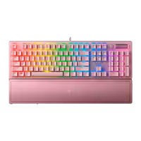 مشخصات قیمت و خرید کيبورد گیمینگ ريزر Razer BlackWidow V3 Quartz با سوئیچ سبز