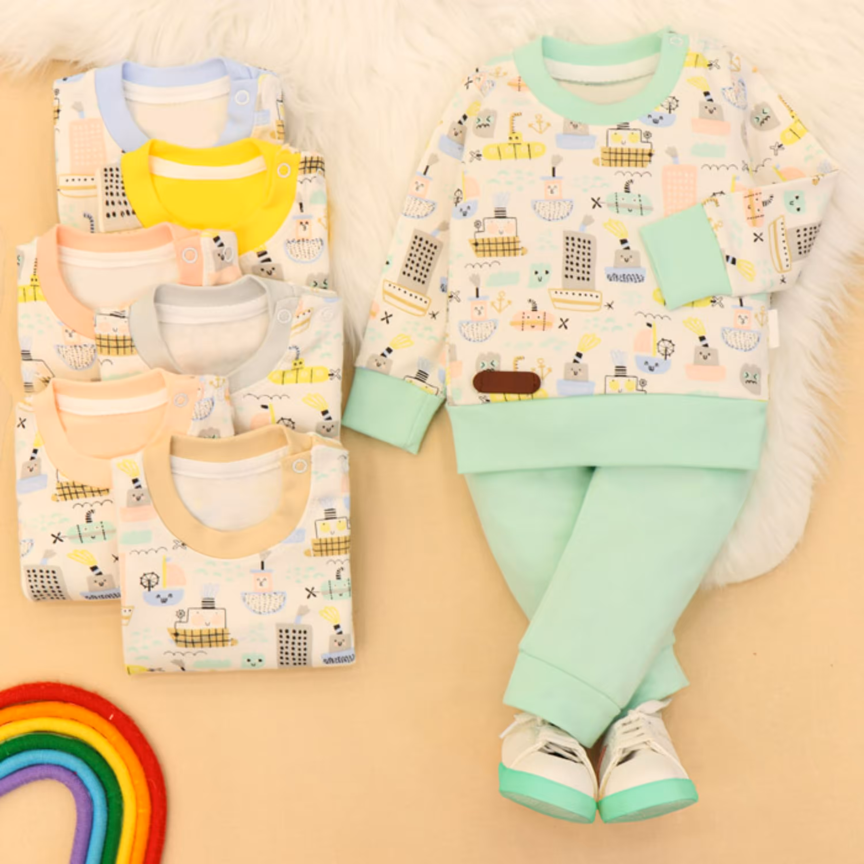 سیسمونی پک دوتیکه بلوز شلوار  (18530) 