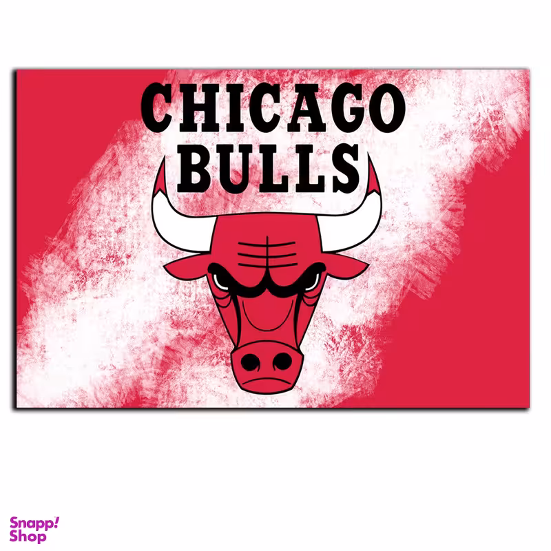 تابلو شاسی بکلیت طرح ورزشی بسکتبال لوگو تیم شیکاگو بولز مدل SH-S6840