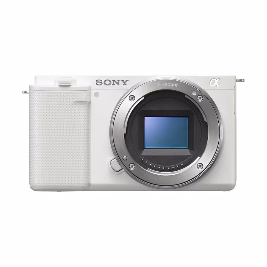 دوربین بدون آینه سونی سفید Sony ZV-E10 mirrorless body white