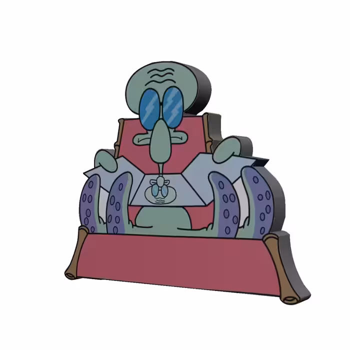 استیکر تزئینی موبایل طرح اختاپوس کد 623