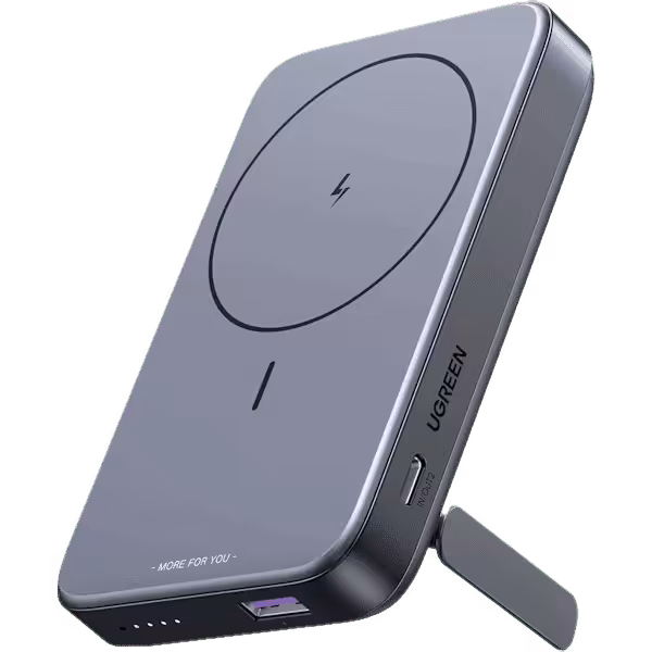 پاور بانک سیمی و بی سیم مغناطیسی 57.5 وات یوگرین مدل PB206 کد 15086 با ظرفیت 10000 میلی آمپر ساعت