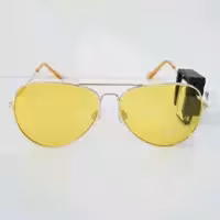 عینک شیشه زرد لنز UV400 و پولاریزه ، برند TOSH آلمان