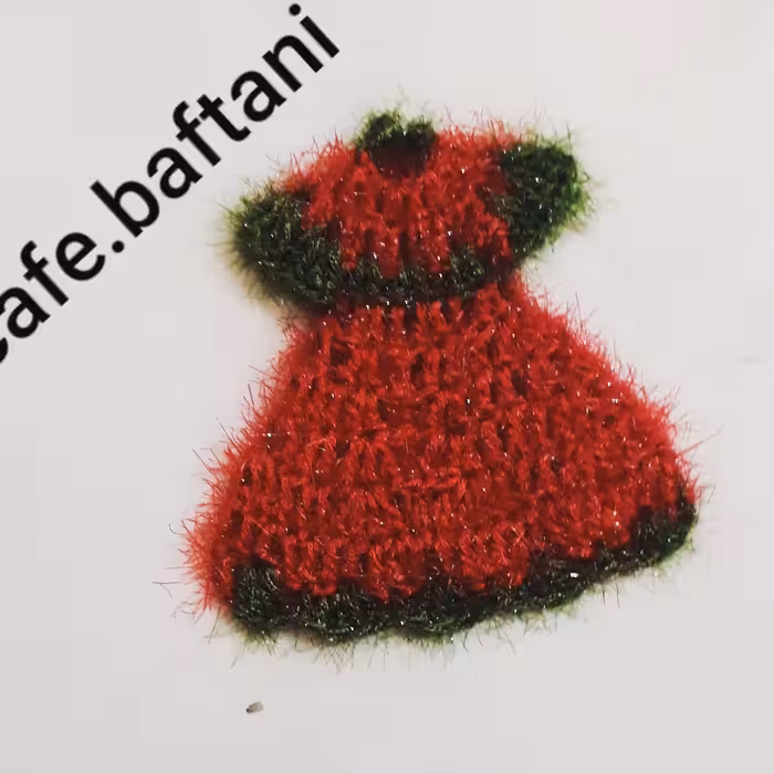 اسکاج دست بافت طرح لباس