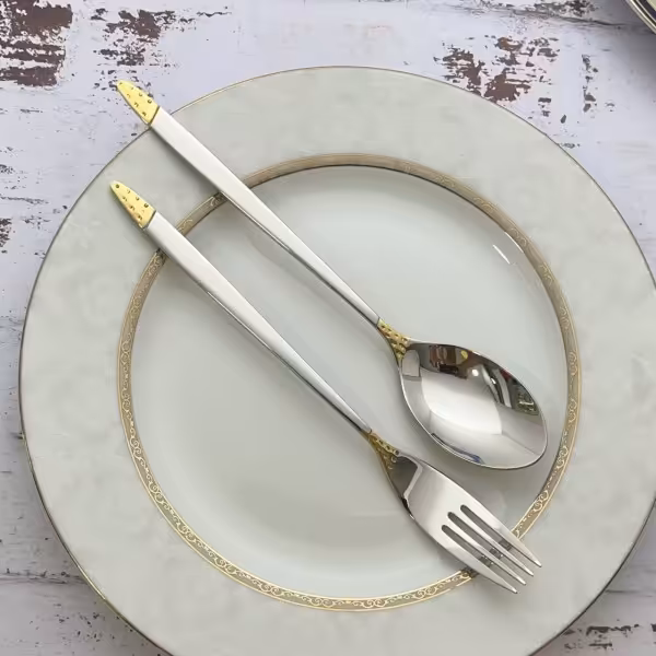 قاشق چنگال 6 نفره استیل