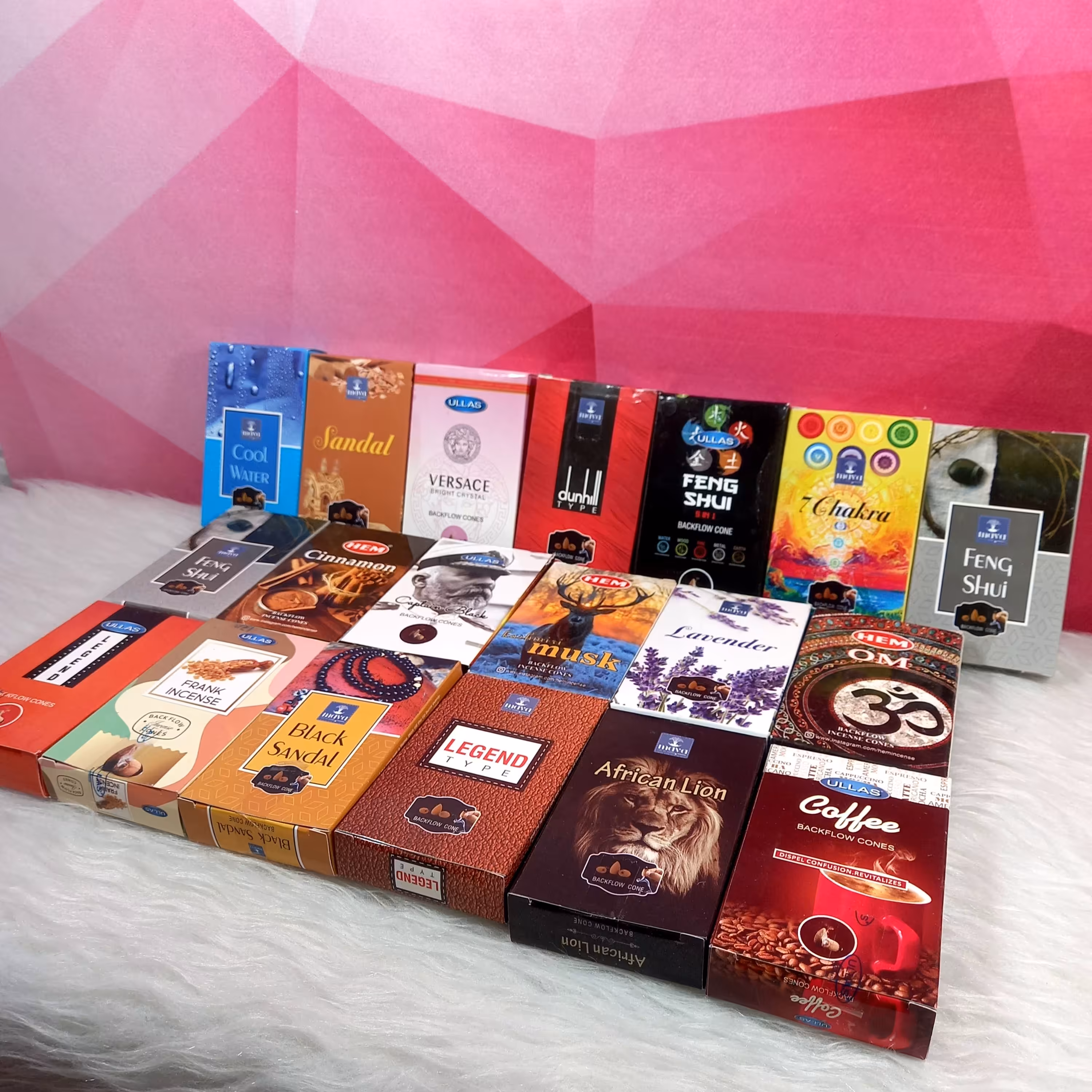 عود آبشاری بسته 10 تایی با رایحه های مختلف وکمترین هزینه ارسال- عود کله قندی-عود ابشاری-عود بسته ای-گلدونه