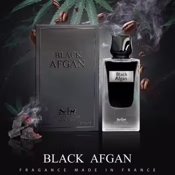 عطر شیک با کیفیت مردانه ناسوماتو بلک افغان برند جسیکا توین فرانسه