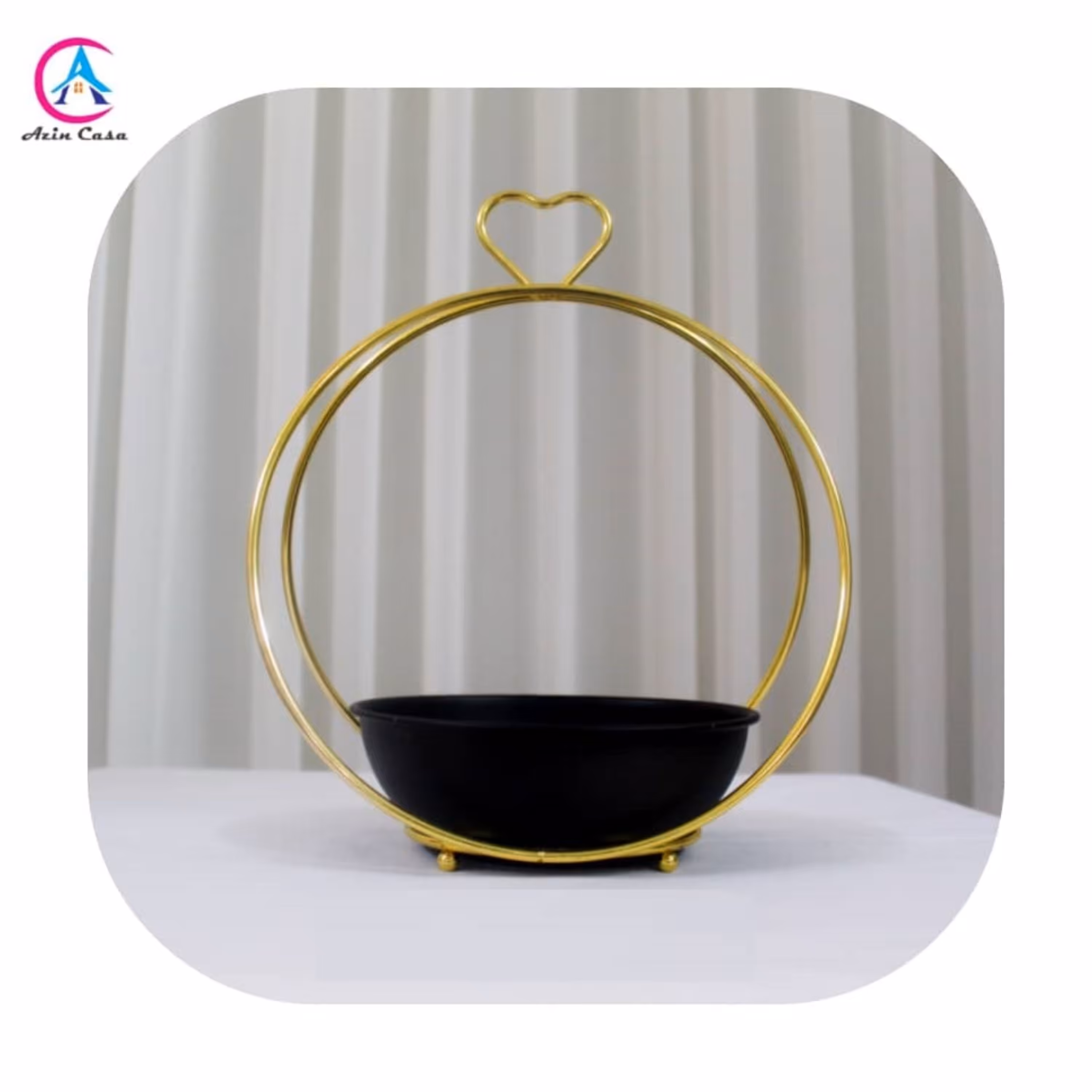 ظرف سرو تنقلات طلایی