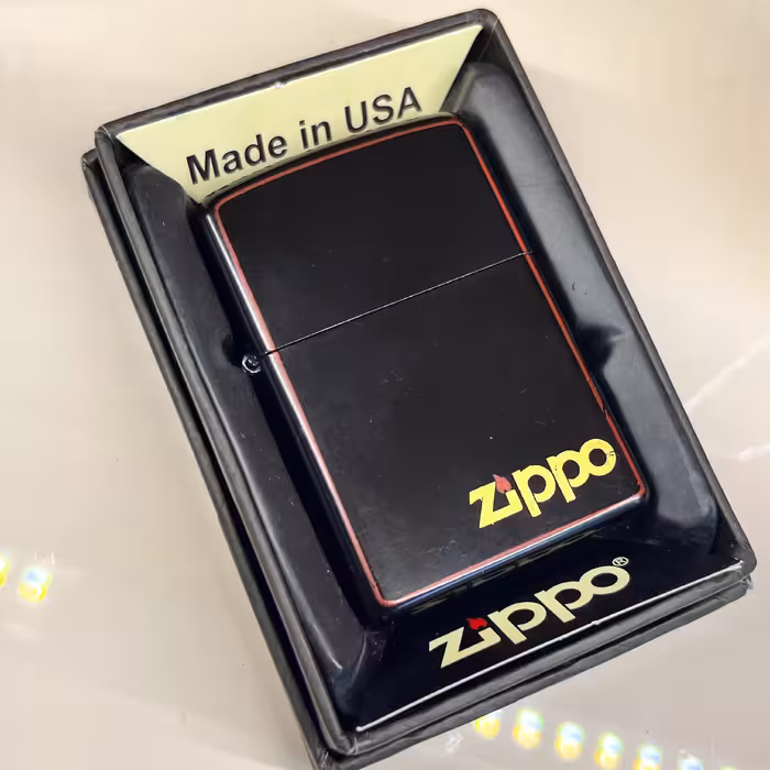 فندک زیپو بنزینی  بهمراه جعبه ارجینال