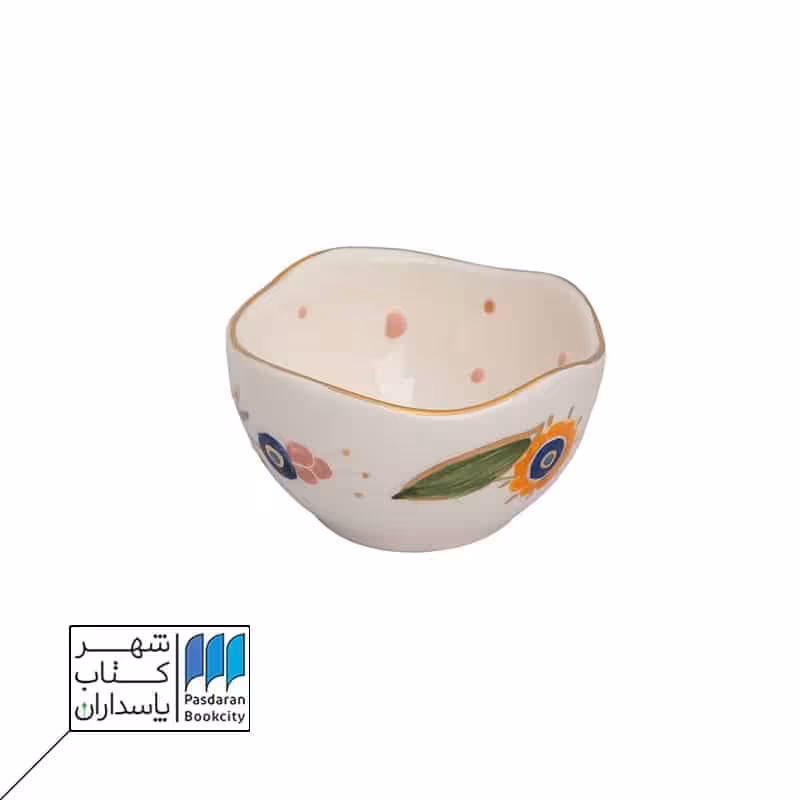 پیاله بزرگ با لاستر طلا