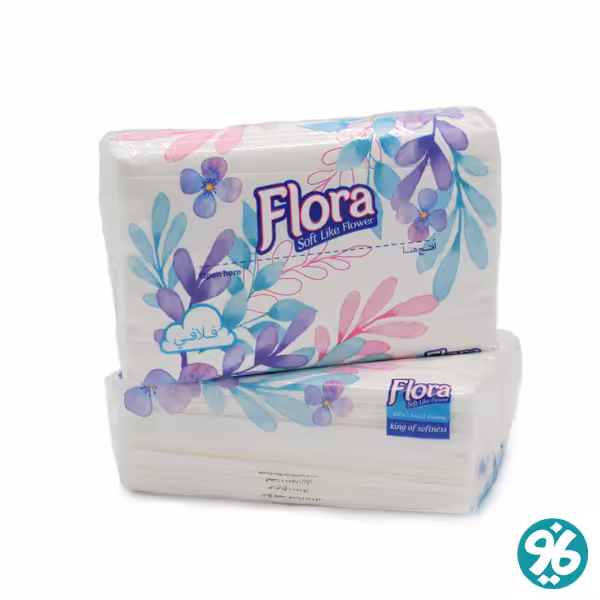 دستمال اقتصادی فلورا 400 برگ