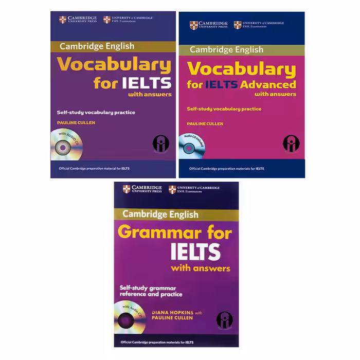 کتاب Grammar And Vocabulary For IELTS اثر Diana Hopkins And Pauline Cullen انتشارات الوندپویان سه جلدی