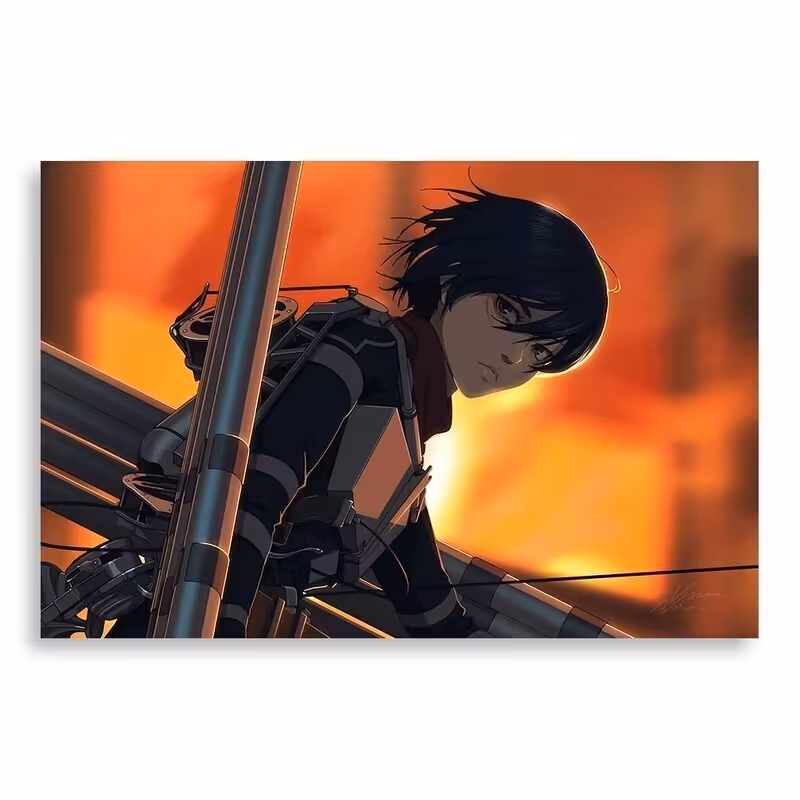 تابلو شاسی طرح انیمه Attack on Titan مدل NV0297