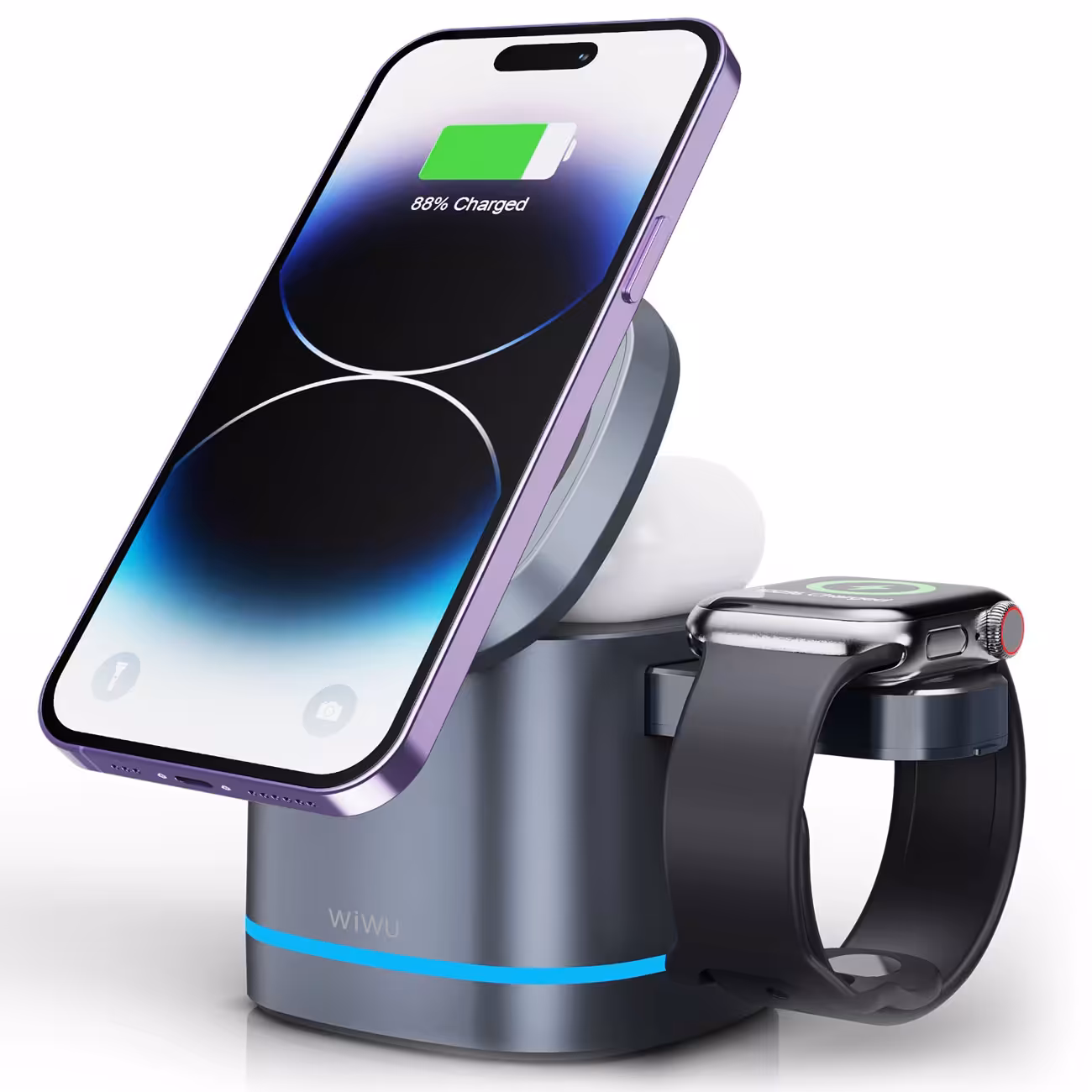 شارژر بی سیم رومیزی 15 وات سه کاره ویوو Wi-W024