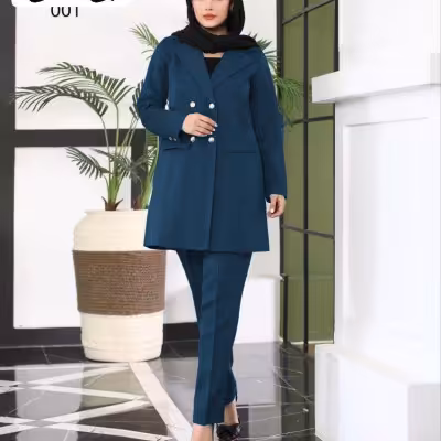 مانتو اداری زنانه کرپ پرشیا درجه یک مدل اداری