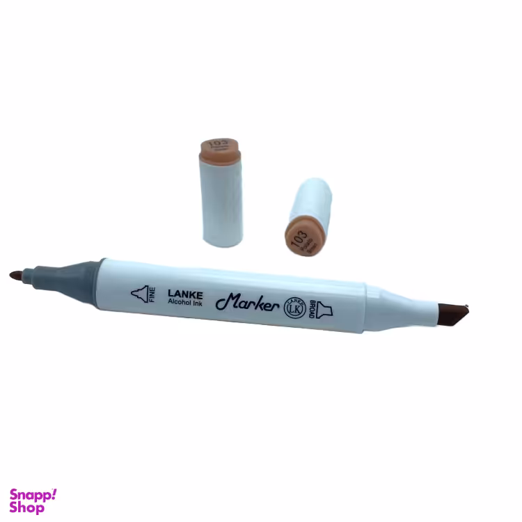 ماژیک راندو دو سر لانک رنگ Potato Brown کد 103