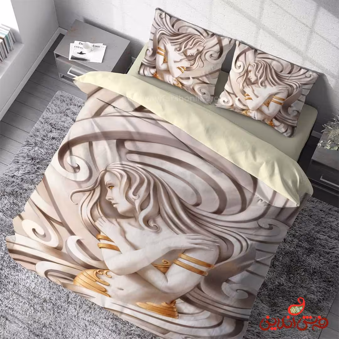 روتختی سه بعدی طرح  مجسمه هنری کد 3249