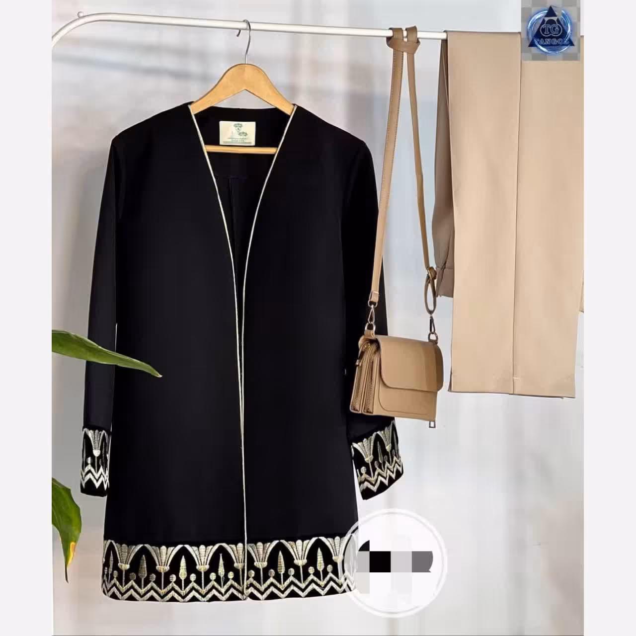 کت مازراتی با خرج کار سوزندوزی فری سایز
