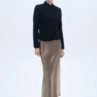 دامن ساتن منگو