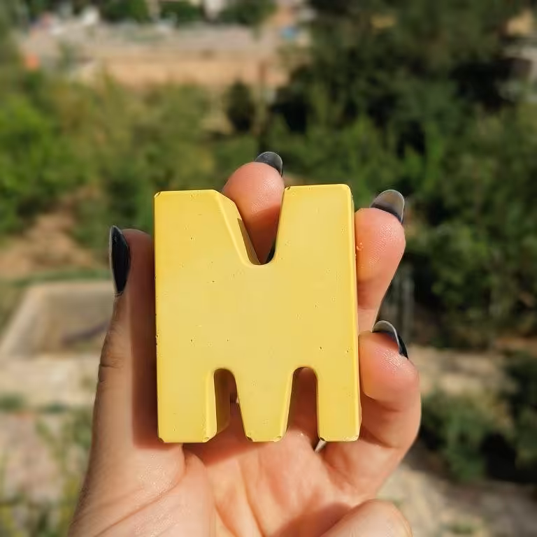 حروف انگلیسی 5 سانتی سنگی