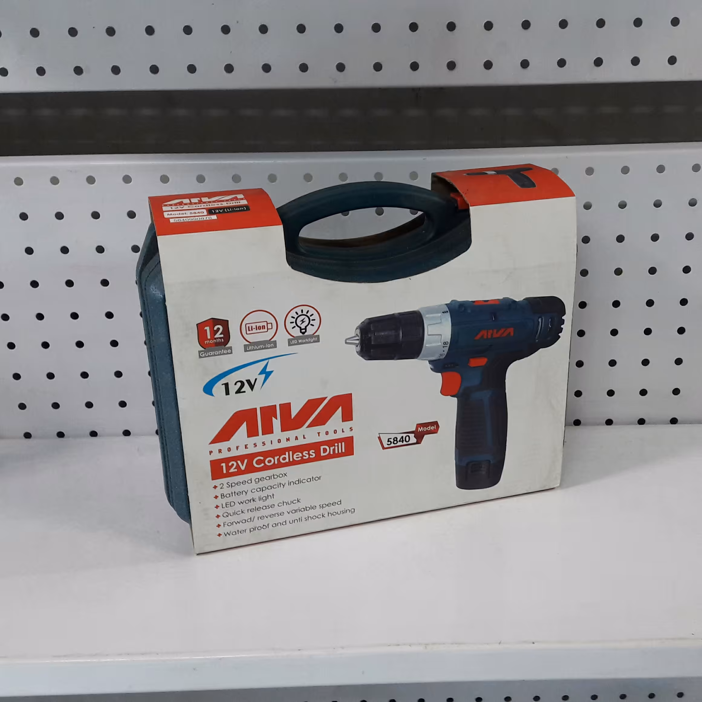 دریل شارژی آروا 12 وات مدل 5840