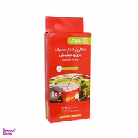 فیلتر چای بادوک مدل 009 بسته 100 عددی