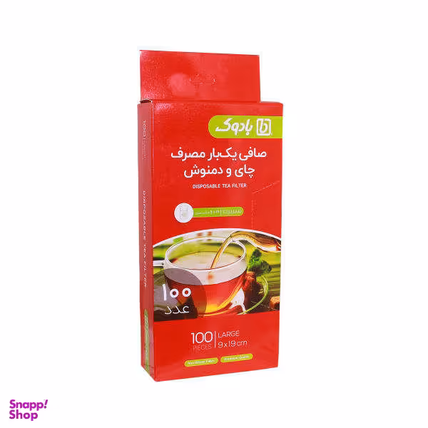 فیلتر چای بادوک مدل 009 بسته 100 عددی