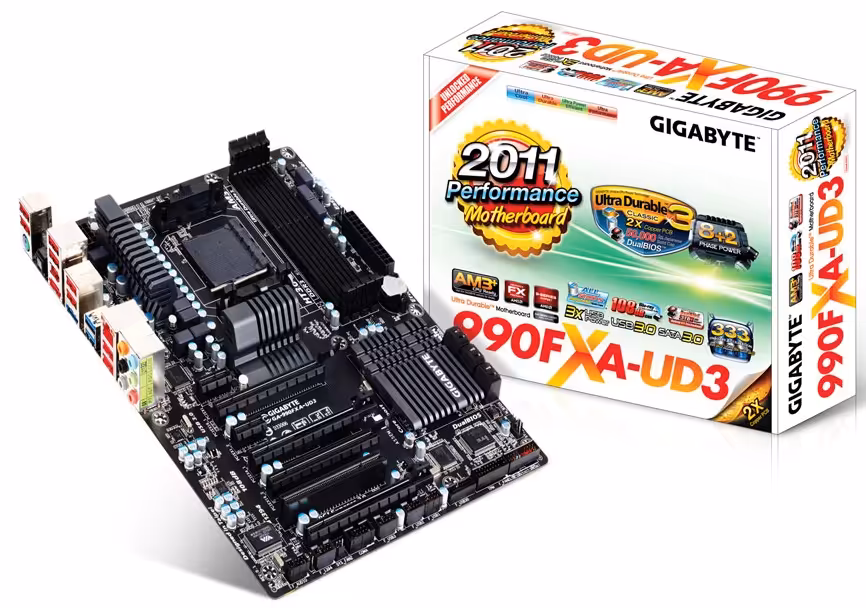 مادربرد گیگابایت مدل 990 اف ایکس ای یو دی تری