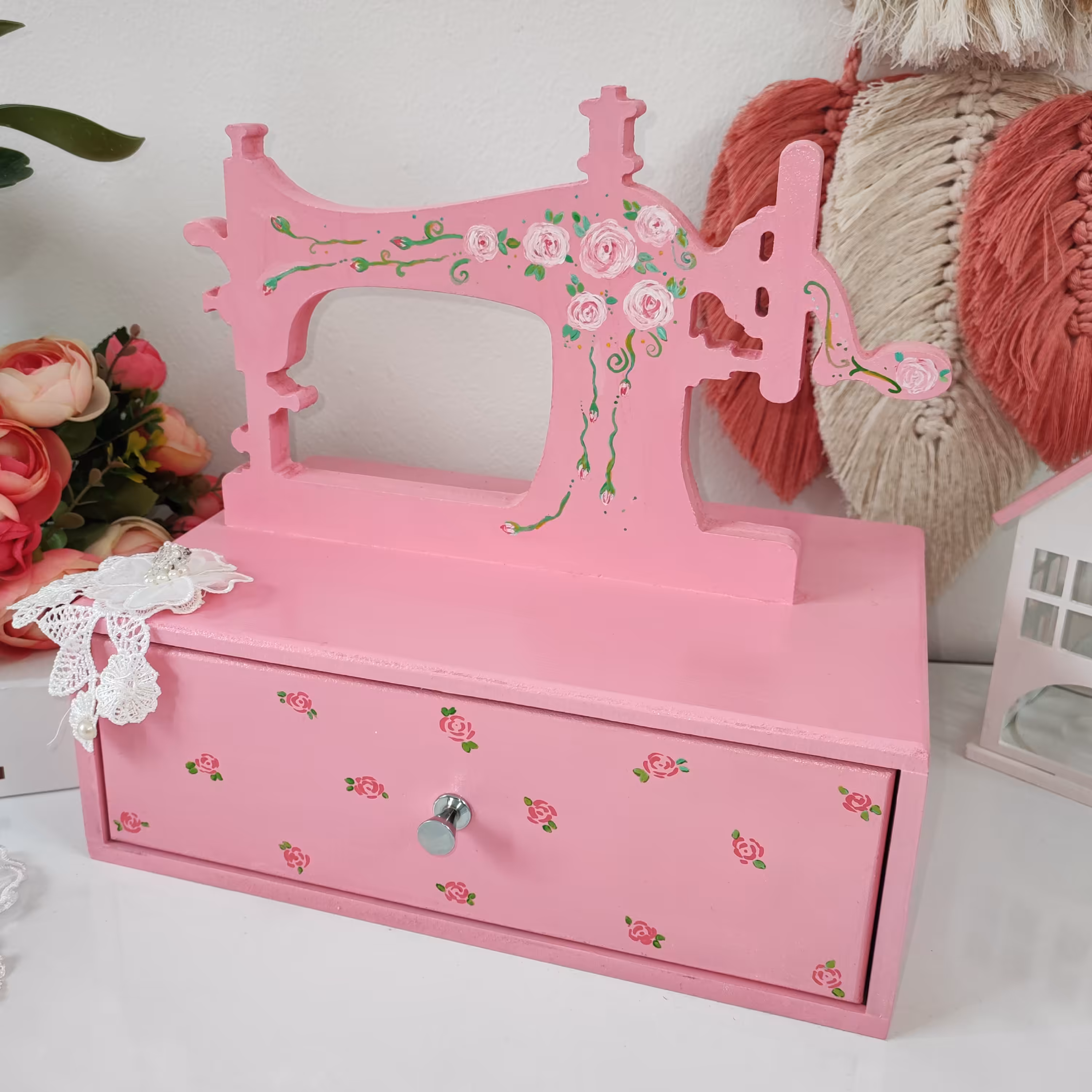 جعبه لوازم خیاطی کشو دار 