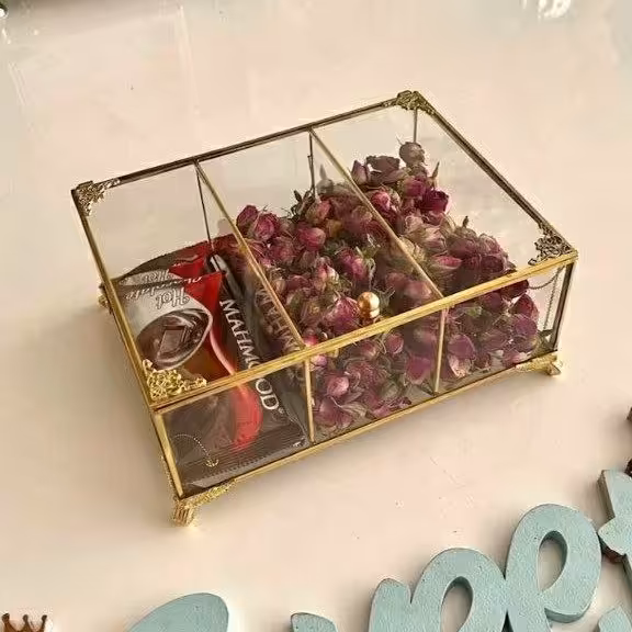 تیبگ سه خونه برنجی