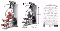 دستگاه بدنسازی چند کاره باشگاه BH MULTISTATION