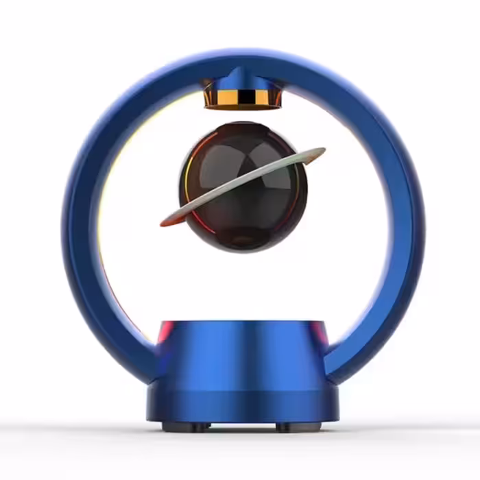 خرید و قیمت اسپیکر بلوتوثی مدل c1 plus طرح کره معلق زحل - کی ام کالا