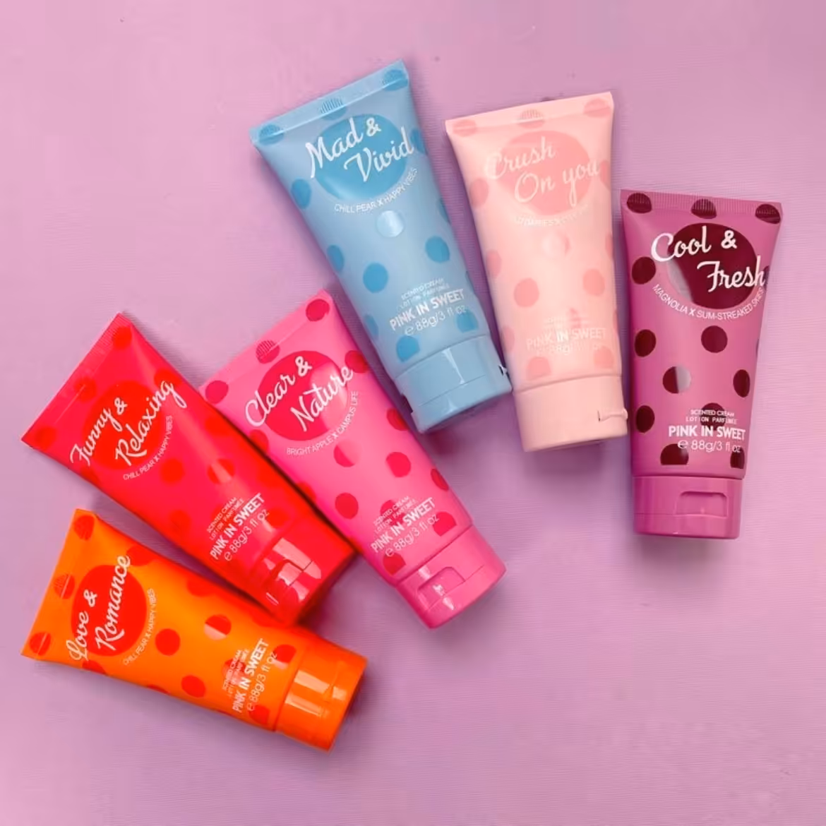 لوسیون بدن خال خالی پینک