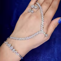 سرویس پایه جواهر نقره آکسو سری ES کد 001