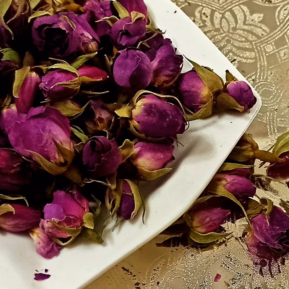 غنچه گل سرخ قمصر کاشان،معطر و خوشرنگ