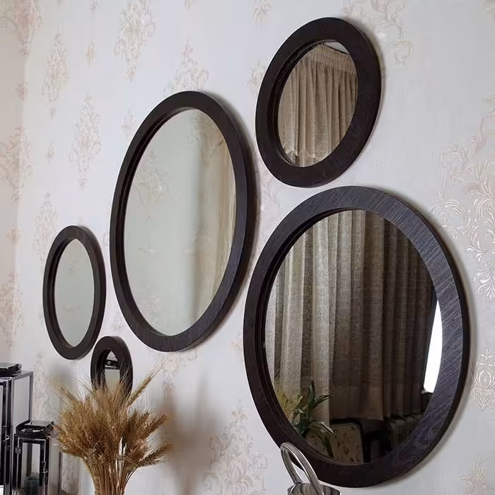 آینه پنج تکه دکوراتیو