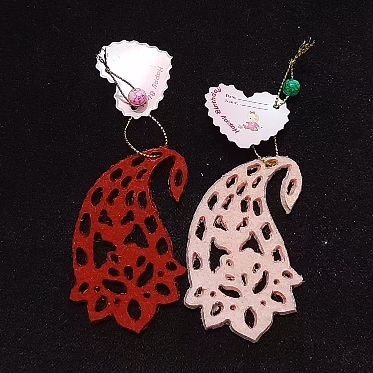 گیفت تولد  . طرح بت جغه. نمدی . 