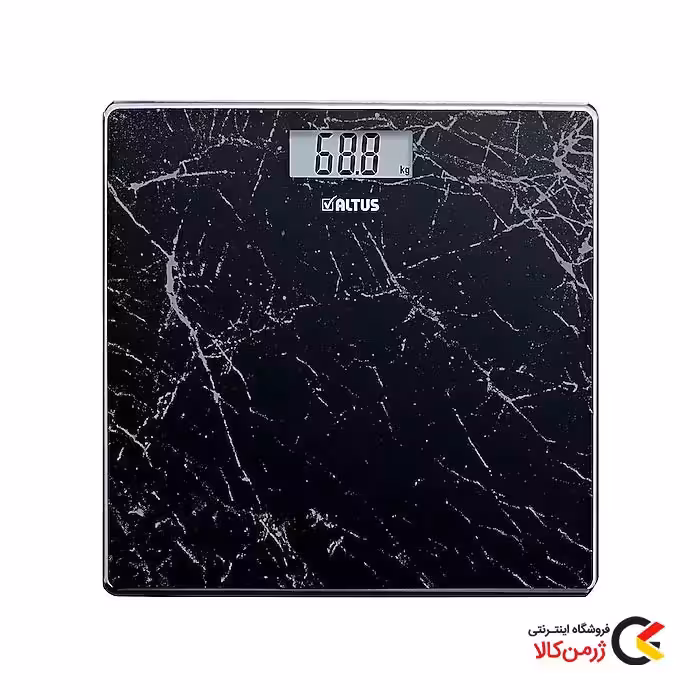 ترازو دیجیتال شیشه ای طرحدار لوکس برند آلتوس | فروشگاه ژرمن کالا