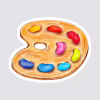 استیکر لپ تاپ پیکسل میکسل مدل پالت