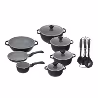 سرویس پخت و پز 18 پارچه عروس مدل کلاسیک خطی