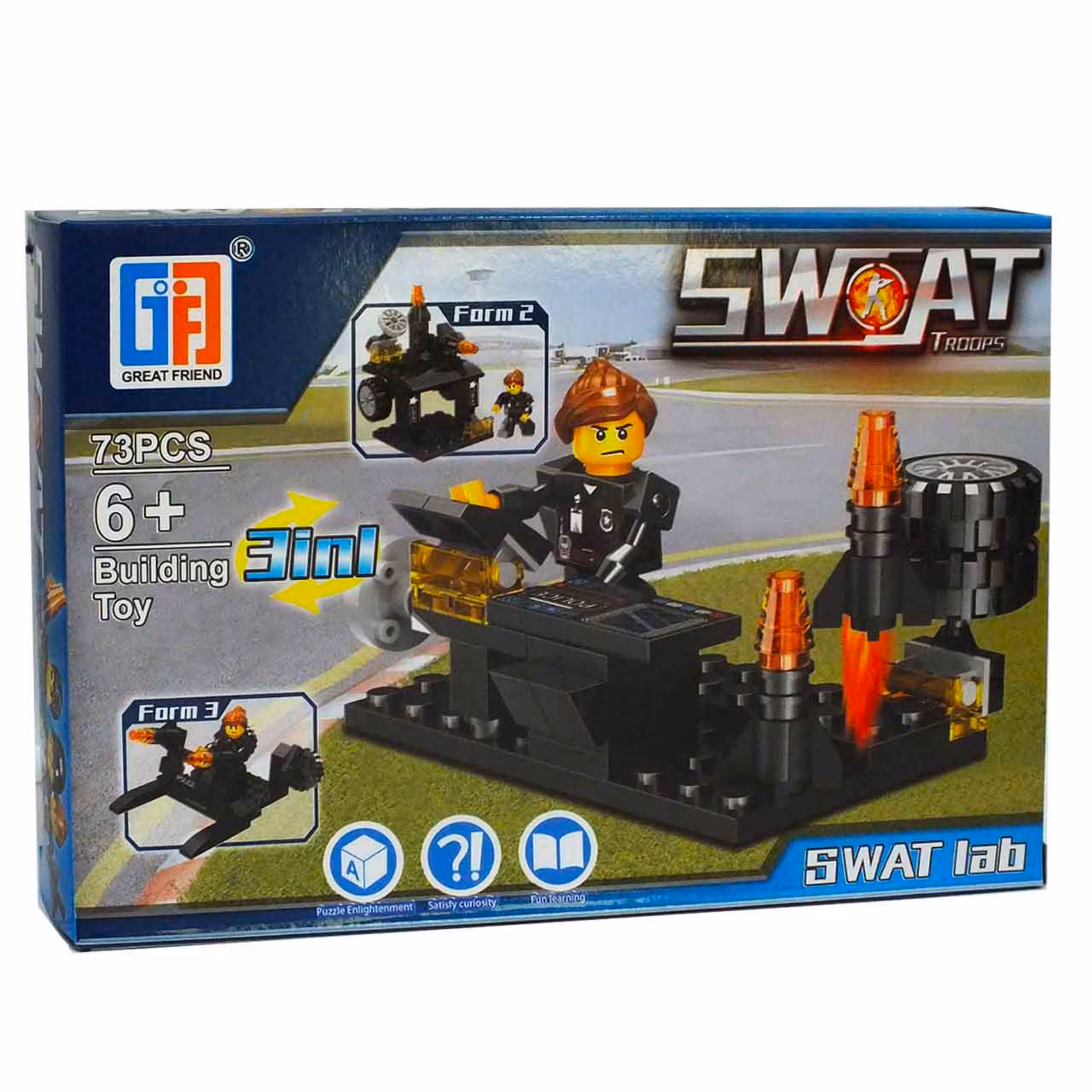 لگو آزمایشگاه نظامی-1038- SWAT 123-160